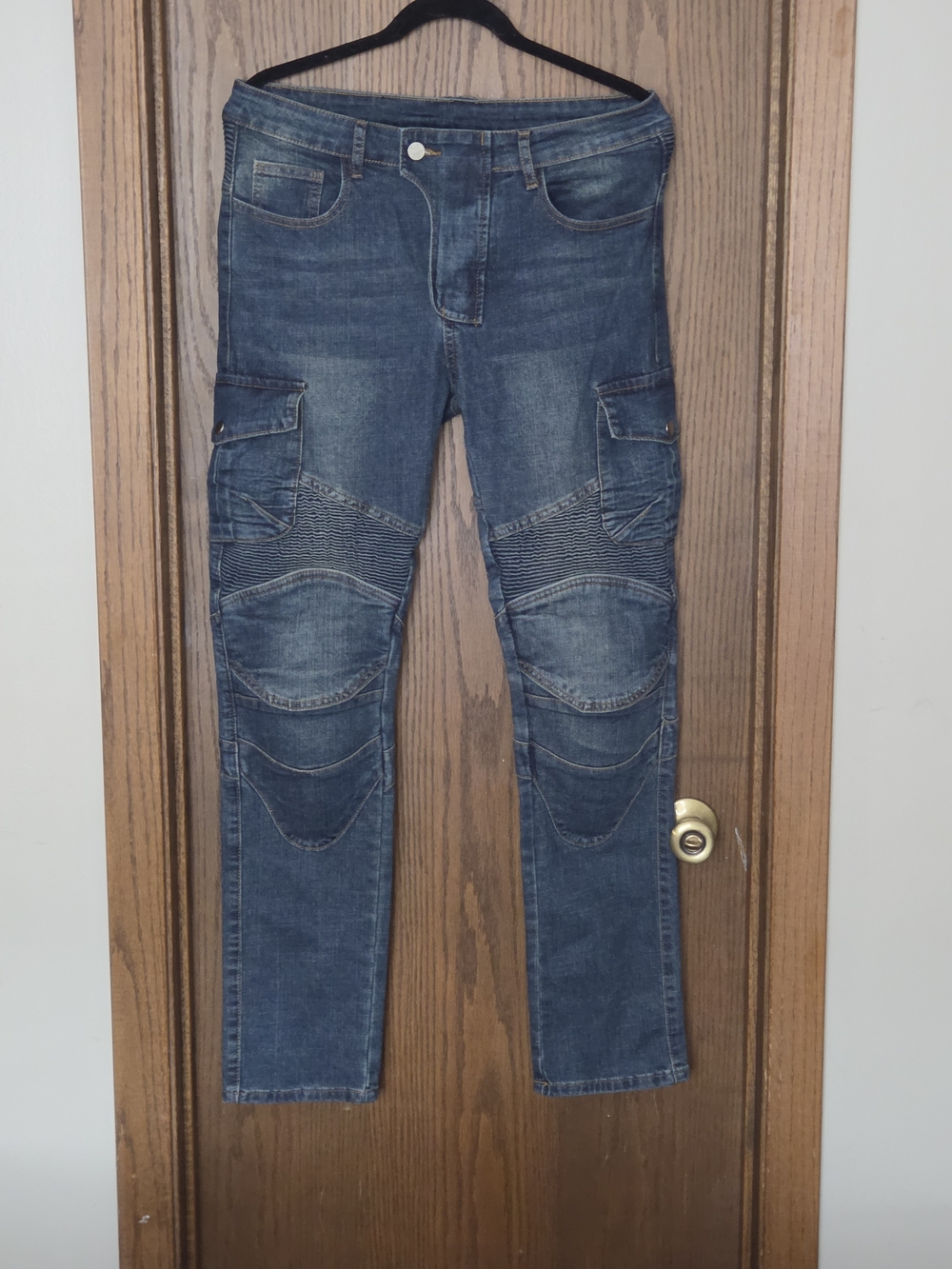 Winx Wheels Men's Denim Cargo Motorcycle Jeans